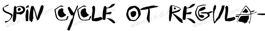 Spin Cycle OT Regula字体转换